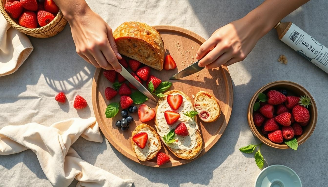 Home cook preparing ingredients in the kitchen