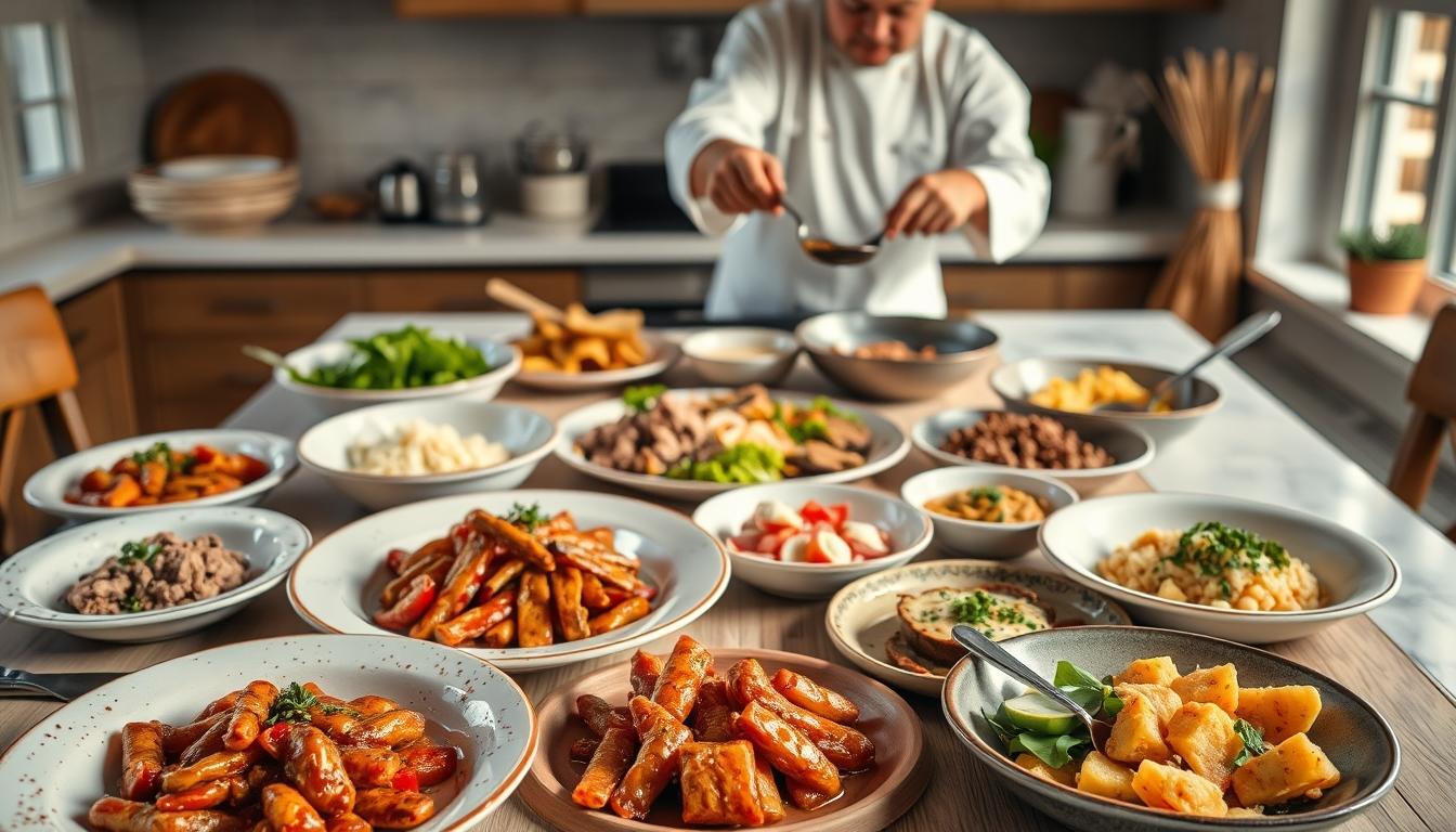 Freshly baked homemade cake in a kitchen setting